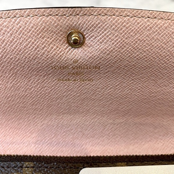 Louis Vuitton Emilie Wallet 🎀 Rose Ballerine - Picture 8 of 11